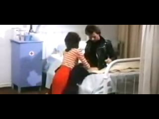 Classic sex scene of horny nurse fucking a patient